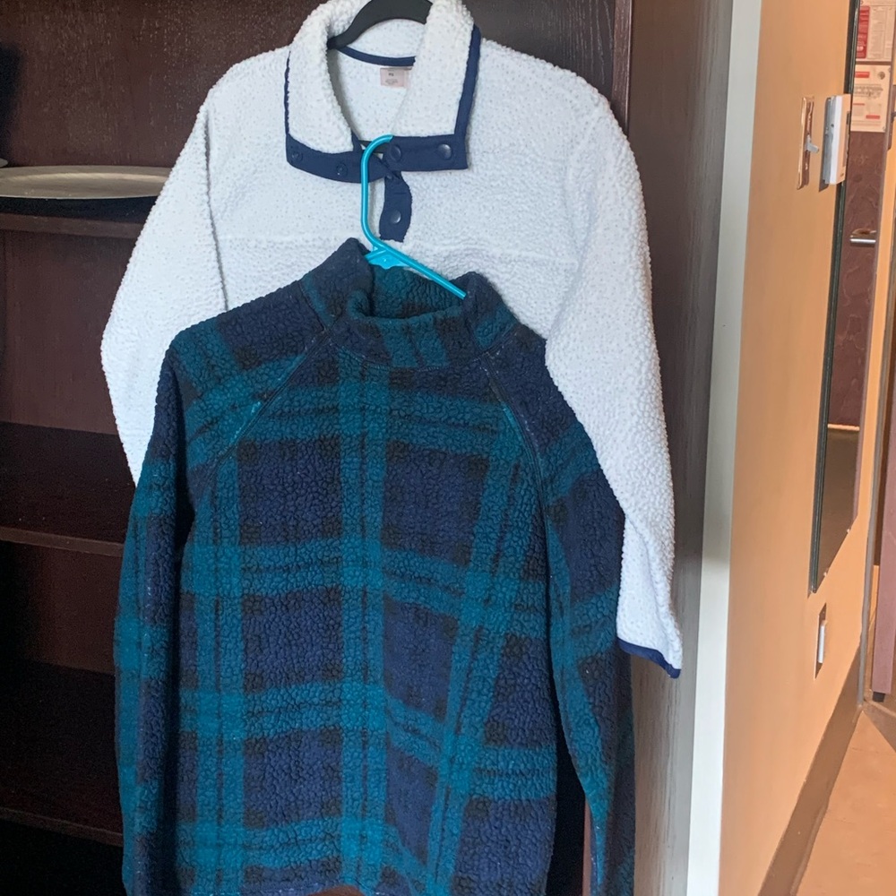 ST JOHNS BAY Fleece Crewneck Bundle Duo